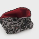 Snood gris imprimé poya